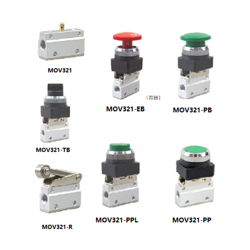 MOV Series 2 Pozíciós 3 utas pneumatikus mechanikus szelep